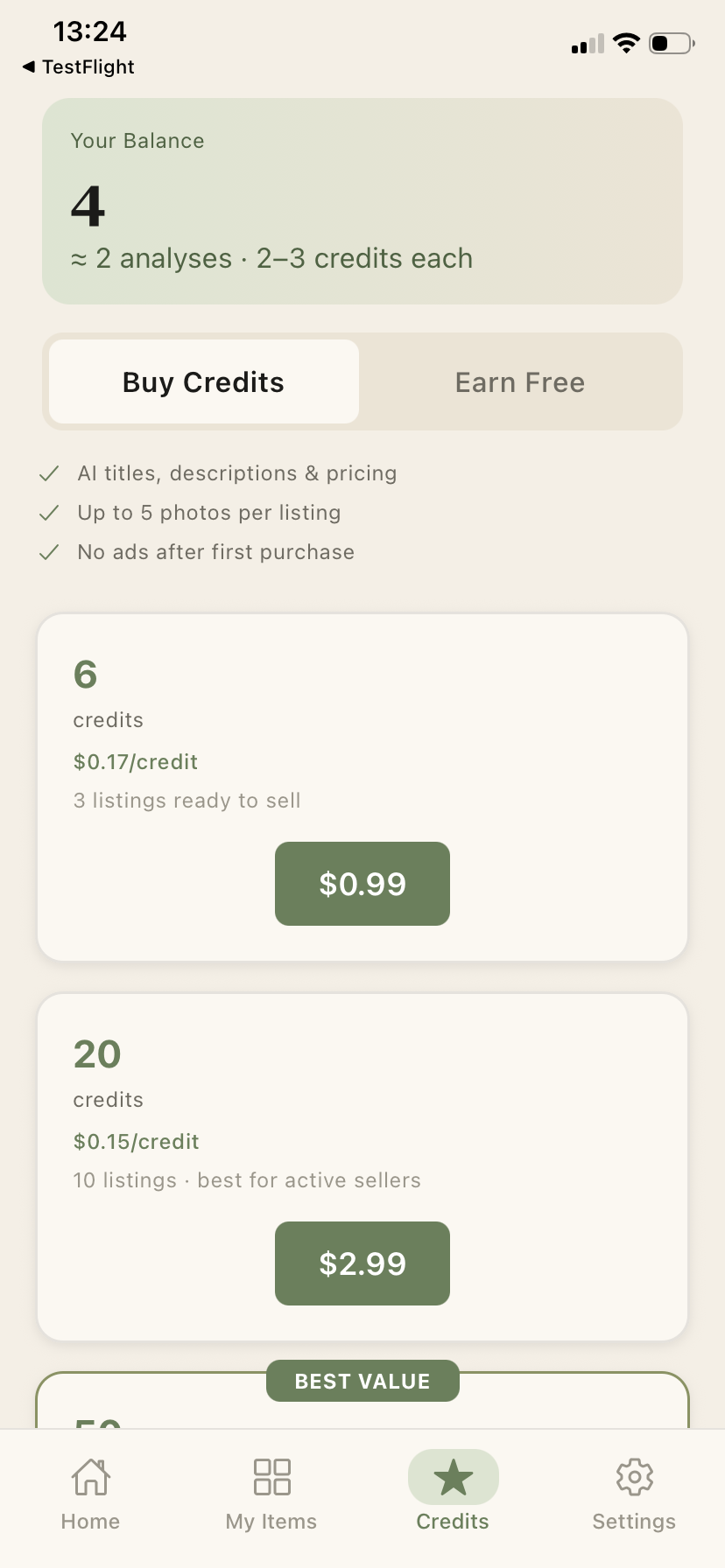 VintSnap screenshot