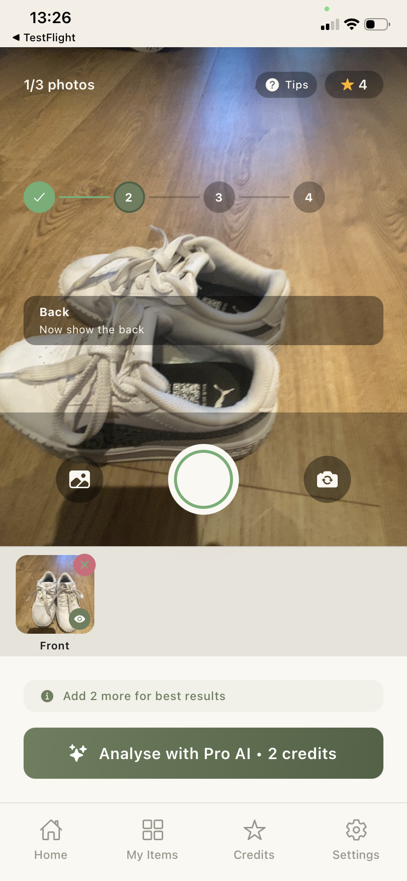 VintSnap screenshot